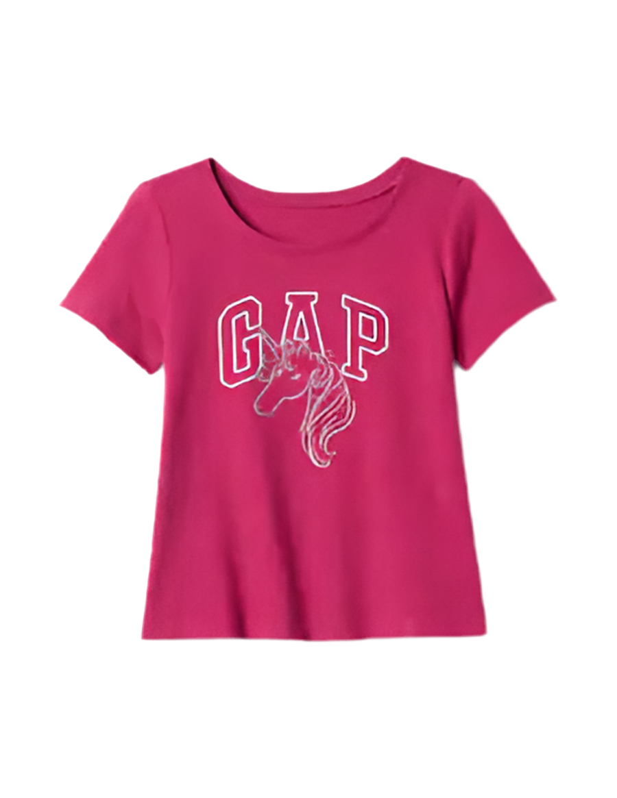 Playera Manga Corta Unicornio