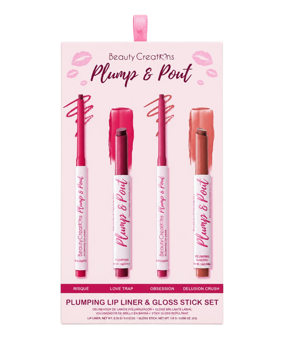 Plumping Lip Line & Gloss Stick Set (Set De Delineador De Labios Voluminizador Y Brillo Labial)
