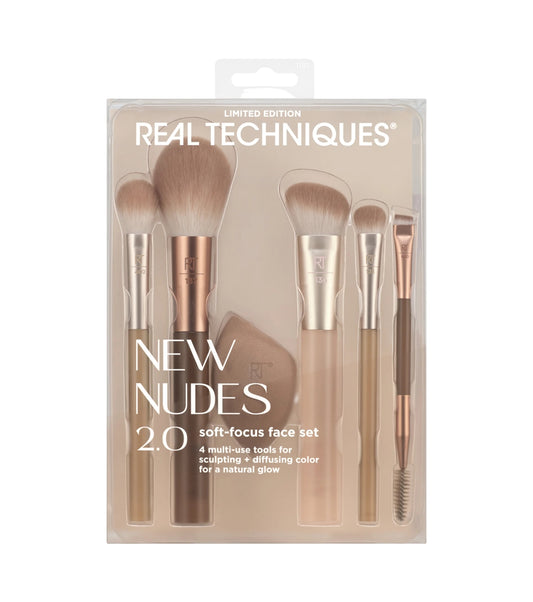 New Nudes Soft Focus Face Set (Set De Brochas Para Maquillaje)