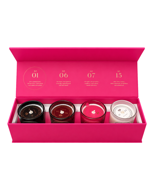 Collection Fine Fragances - 4 Scented (Set De Velas Aromáticas)