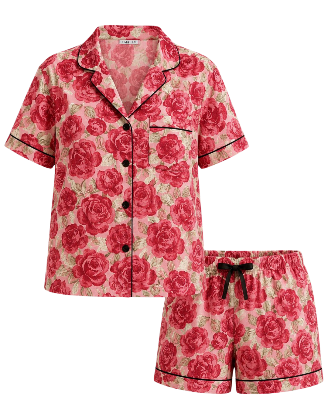 Pijama Rose Garden (Pijama Manga Corta)