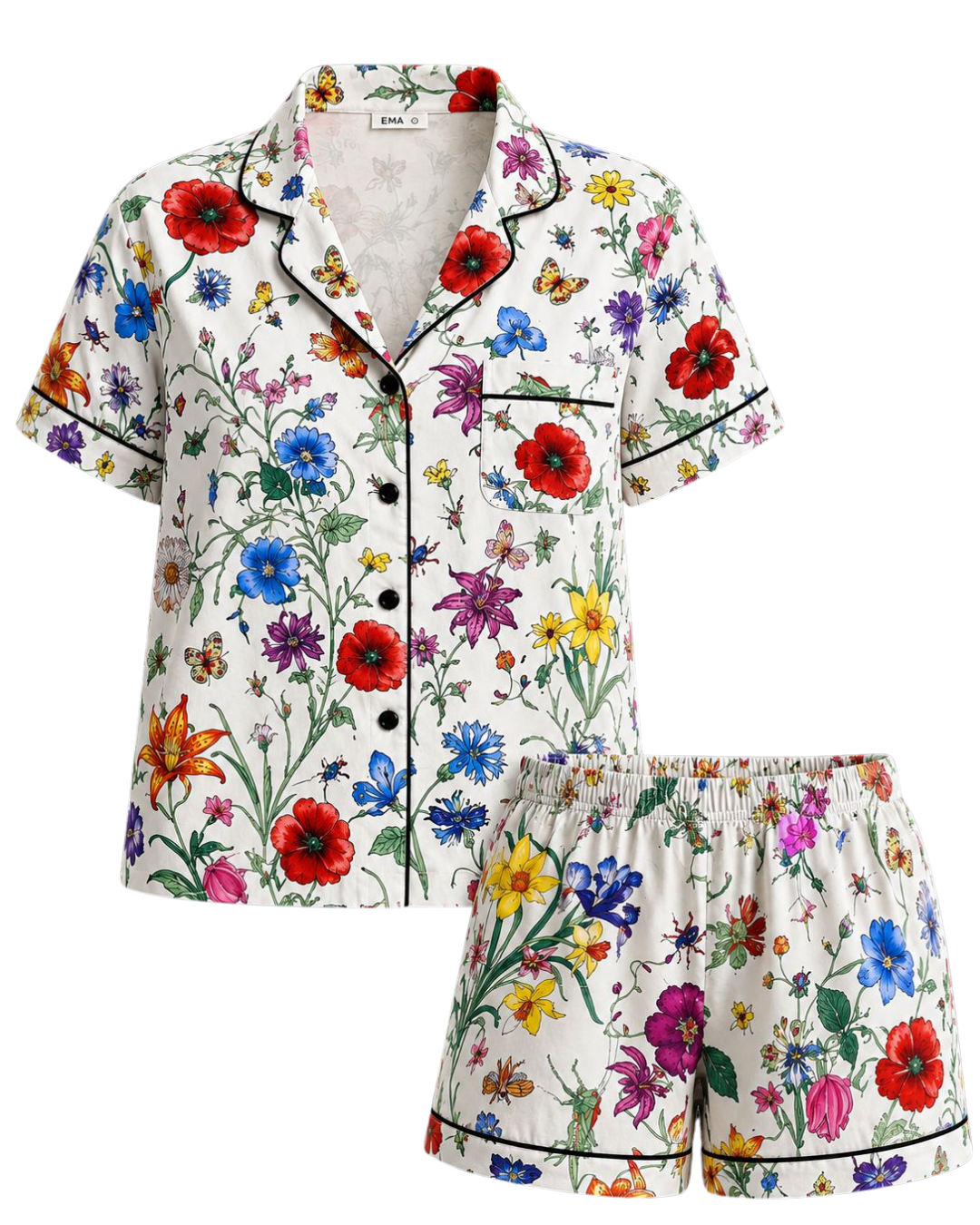 Pijama Soft Blossom (Pijama Manga Corta)