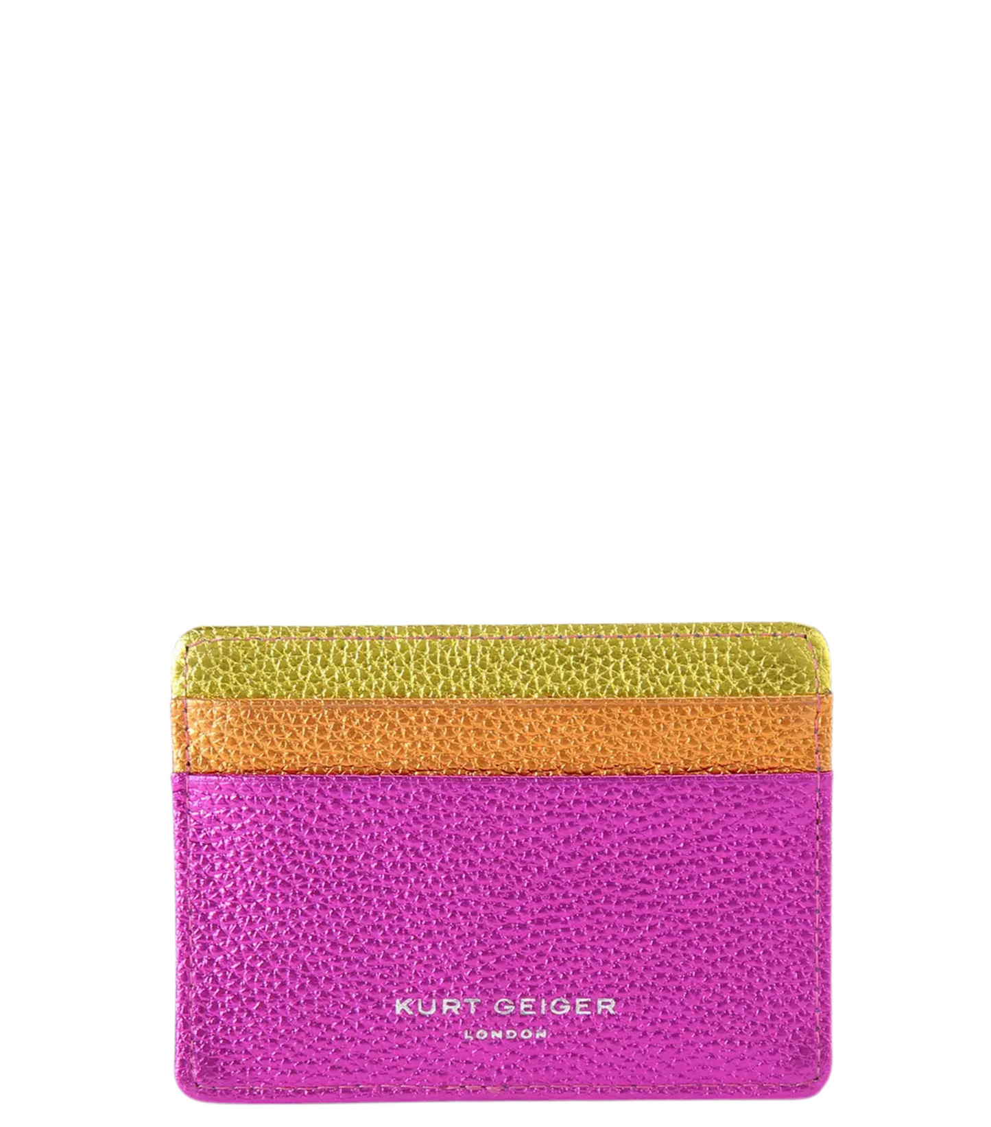 Tarjetero Multicolor en Piel Rainbow