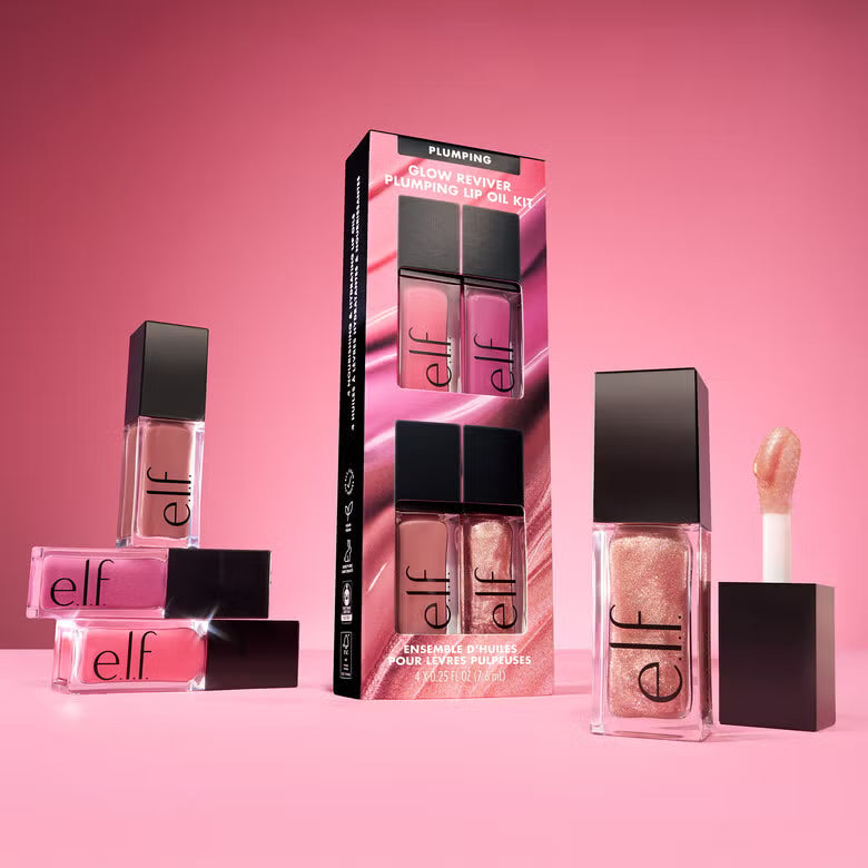 Glow Reviver Plumping Lip Oil Kit (Set De Aceites Labiales Con Brillo)