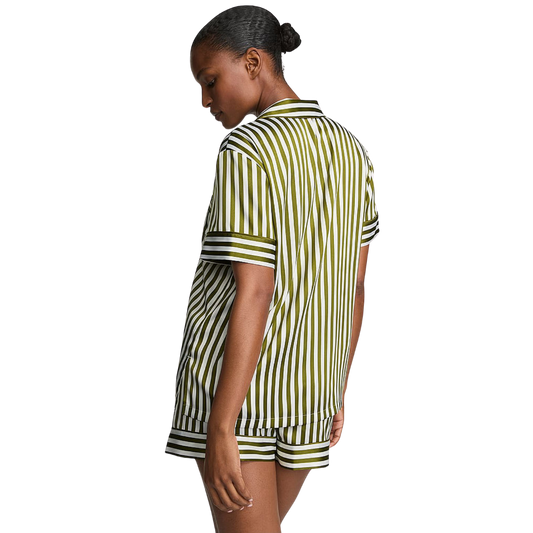 Glazed Satin Short Pijama Set (Conjunto De Pijama De Satin)
