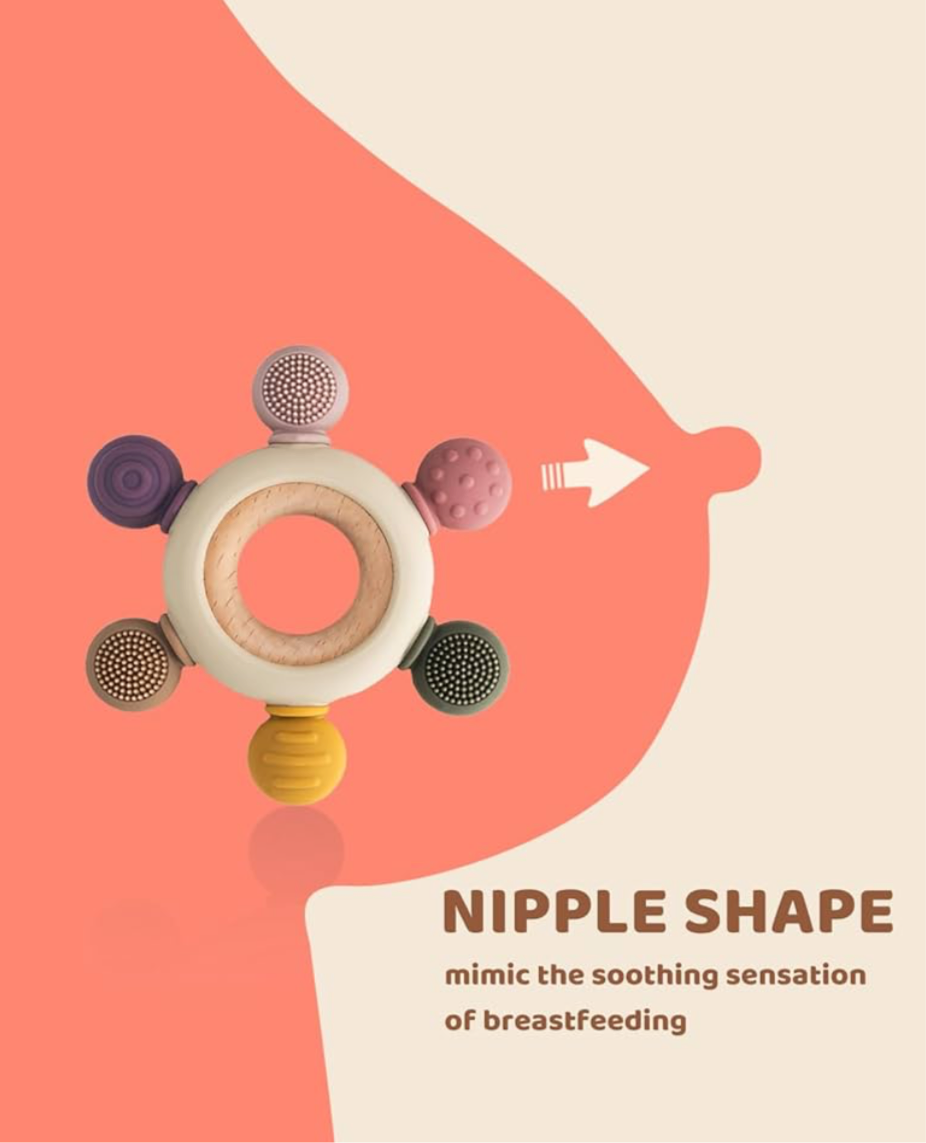 Mordedera de Silicona para Bebé