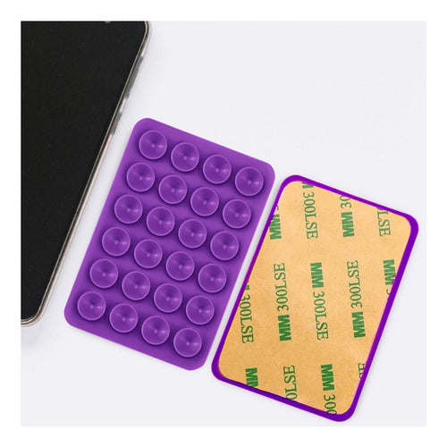 Ventosa de Silicona para Celular Adherible