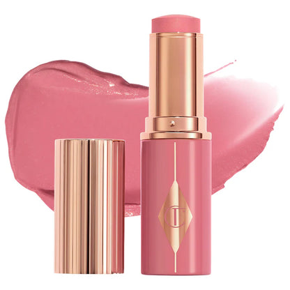 Unreal Lip + Cheek Glow Blush Stick Hyaluronic Acid Mejillas y Labios