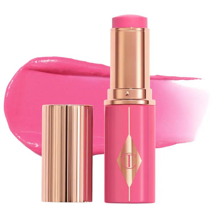 Unreal Lip + Cheek Glow Blush Stick Hyaluronic Acid Mejillas y Labios
