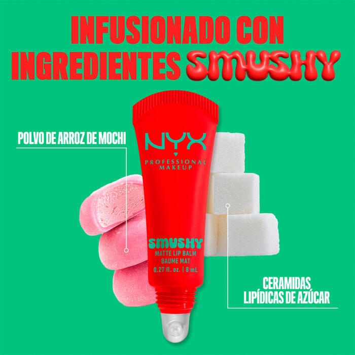 Smushy Matte Lip Balm (Bálsamo Labial Acabado Mate)