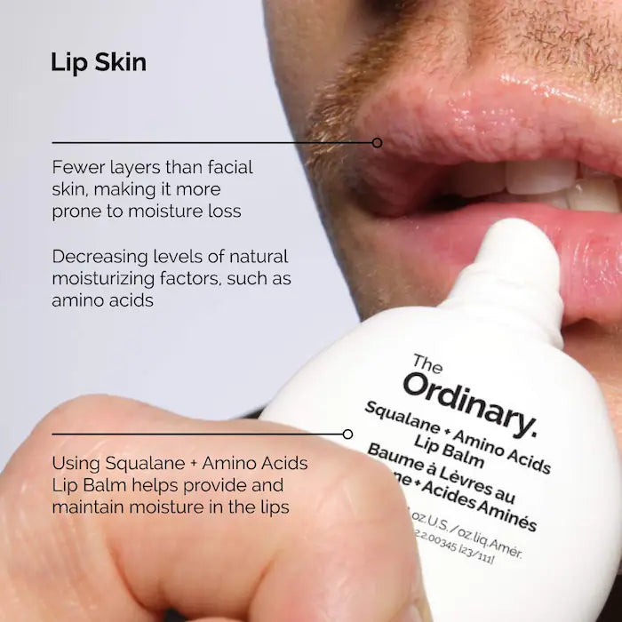 Squalane + Amino Acids Hydrating Lip Balm (Labios, Codos y Cutículas)