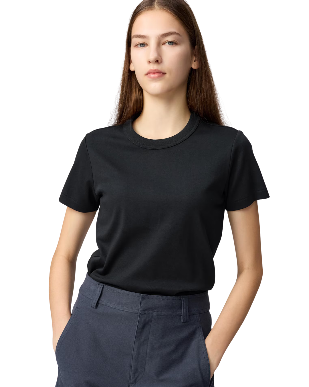 Camiseta De Cuello Redondo