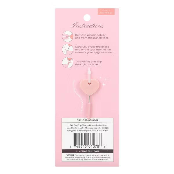 Lip Charm Keychain Accesory (Llavero Para Labial)