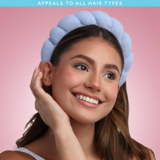 Microfiber Bubble Headband (Diadema Para Skincare)