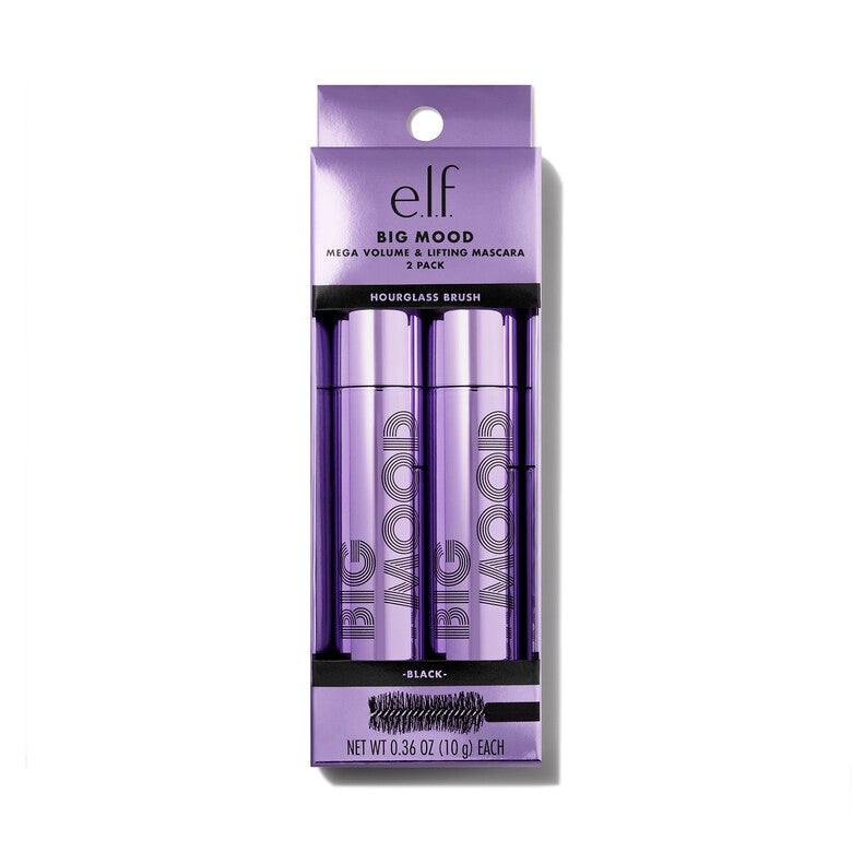 Big Mood Mega Volume & Lifting Mascara 2 Pack (Dúo De Máscara de Pestañas)