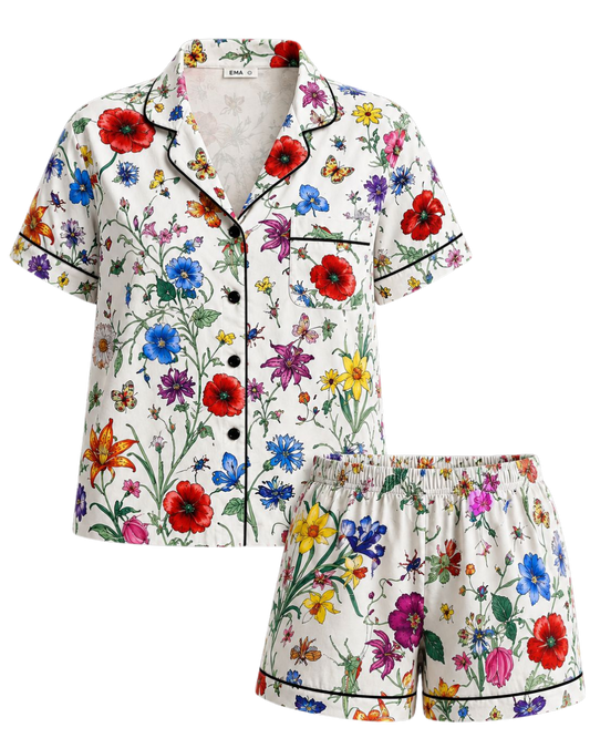 Pijama Soft Blossom (Pijama Manga Corta)