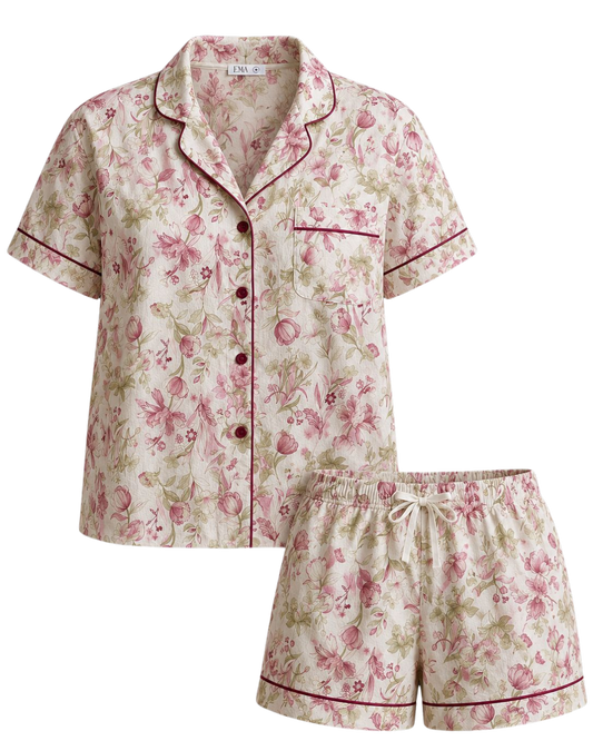 Pijamada Vintage Bloom (Pijama Manga Corta)
